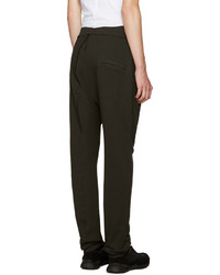 Мужские оливковые спортивные штаны от Damir Doma
