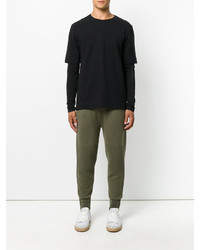 Мужские оливковые спортивные штаны от Helmut Lang