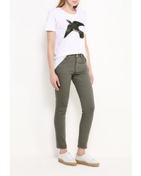 Оливковые узкие брюки от G&amp;G