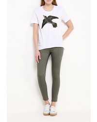 Оливковые узкие брюки от G&amp;G