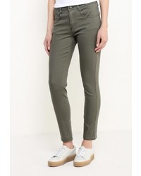 Оливковые узкие брюки от G&amp;G