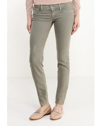 Оливковые узкие брюки от Gas