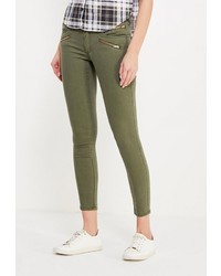 Оливковые узкие брюки от Jennyfer