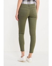 Оливковые узкие брюки от Jennyfer