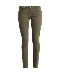 Оливковые узкие брюки от Motivi