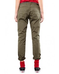 Оливковые узкие брюки от Q/S designed by