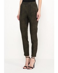 Оливковые узкие брюки от Sela