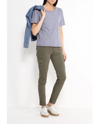 Оливковые узкие брюки от Sinéquanone