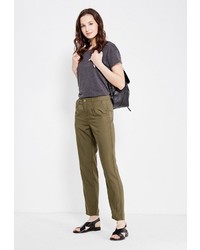 Оливковые узкие брюки от SPRINGFIELD