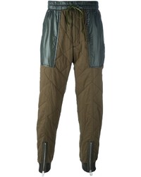 Мужские оливковые шерстяные спортивные штаны от 3.1 Phillip Lim