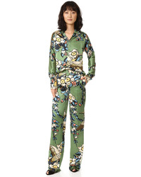 Оливковые широкие брюки от Dsquared2