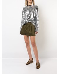 Женские оливковые шорты от Alice + Olivia