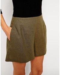 Женские оливковые шорты от Asos