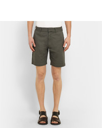 Мужские оливковые шорты от Tomas Maier