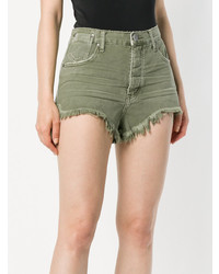 Женские оливковые шорты от One Teaspoon