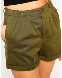 Женские оливковые шорты от Asos