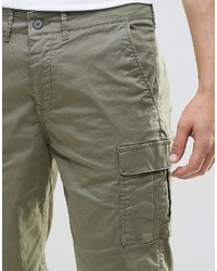 Мужские оливковые шорты от Pull&Bear