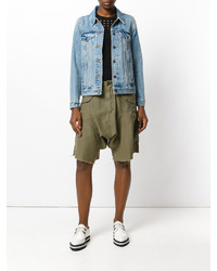 Женские оливковые шорты от R 13