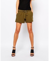 Женские оливковые шорты от Vila