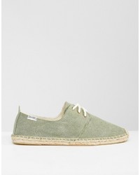 Мужские оливковые эспадрильи от Soludos