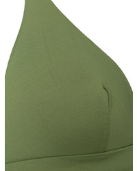 Оливковый бикини-топ от Fisico