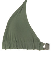 Оливковый бикини-топ от Gloria Coelho