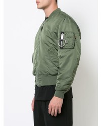 Мужской оливковый бомбер от Alyx