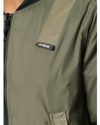 Мужской оливковый бомбер от U.P.W.W.