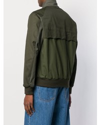 Мужской оливковый бомбер от Engineered Garments