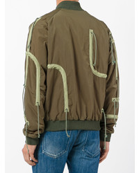 Мужской оливковый бомбер от As65