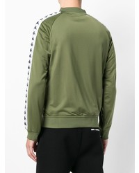 Мужской оливковый бомбер от Kappa