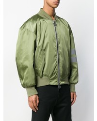 Мужской оливковый бомбер от Gcds