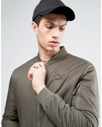 Мужской оливковый бомбер от Puma