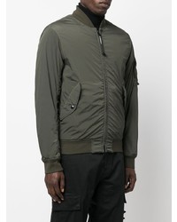 Мужской оливковый бомбер от C.P. Company