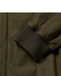 Мужской оливковый бомбер от Gucci