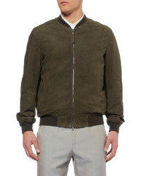 Мужской оливковый бомбер от Gucci
