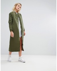 Женский оливковый бомбер от Daisy Street