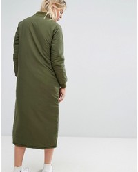 Женский оливковый бомбер от Daisy Street