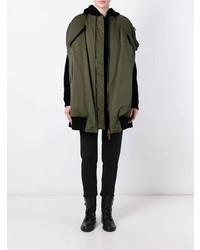 Женский оливковый бомбер от Erika Cavallini