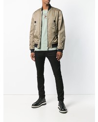 Мужской оливковый бомбер от DSQUARED2