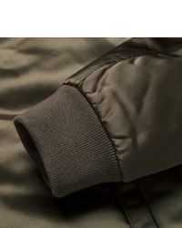 Мужской оливковый бомбер от Acne Studios