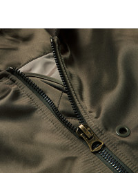 Мужской оливковый бомбер от Acne Studios