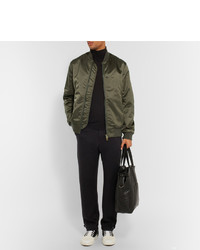 Мужской оливковый бомбер от Acne Studios