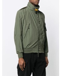 Мужской оливковый бомбер от Parajumpers