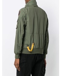 Мужской оливковый бомбер от Parajumpers