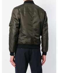 Мужской оливковый бомбер от Sealup