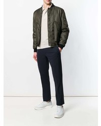 Мужской оливковый бомбер от Sealup