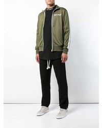 Мужской оливковый бомбер от Palm Angels
