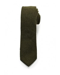 Мужской оливковый галстук от Topman