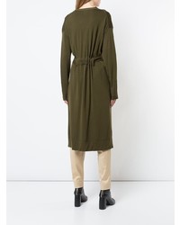 Оливковый длинный кардиган от Jason Wu GREY